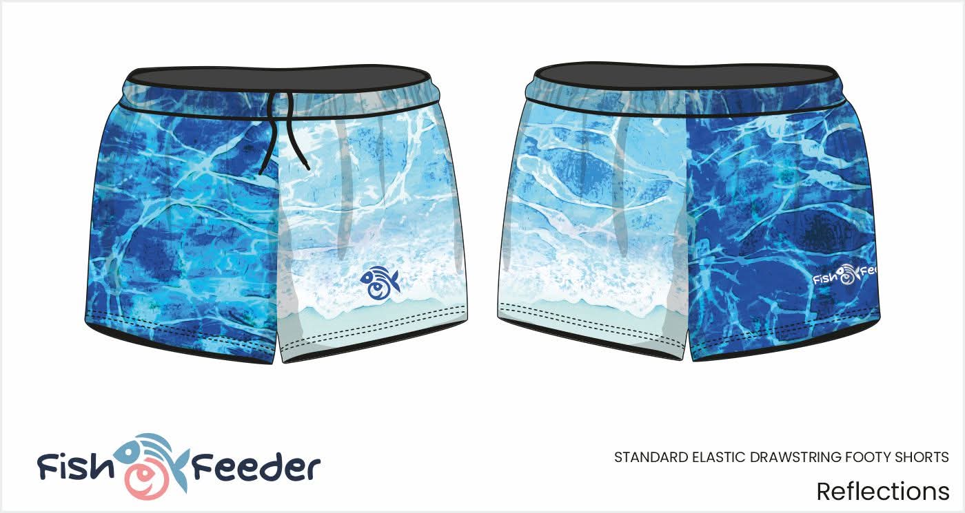 Reflections Fashion Footy Fishing Shorts