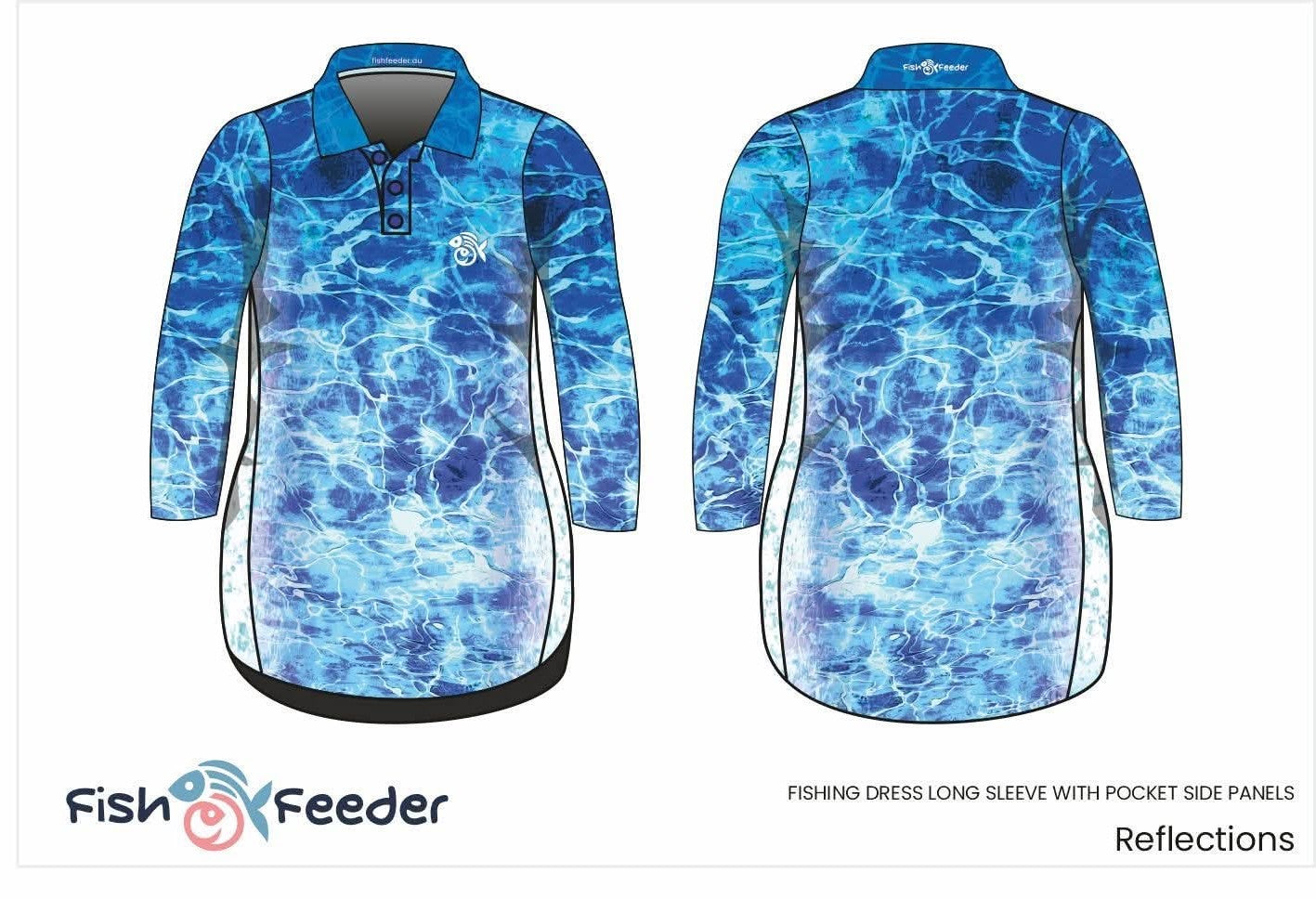 Girls Reflections Fishing Dress - Long Sleeve