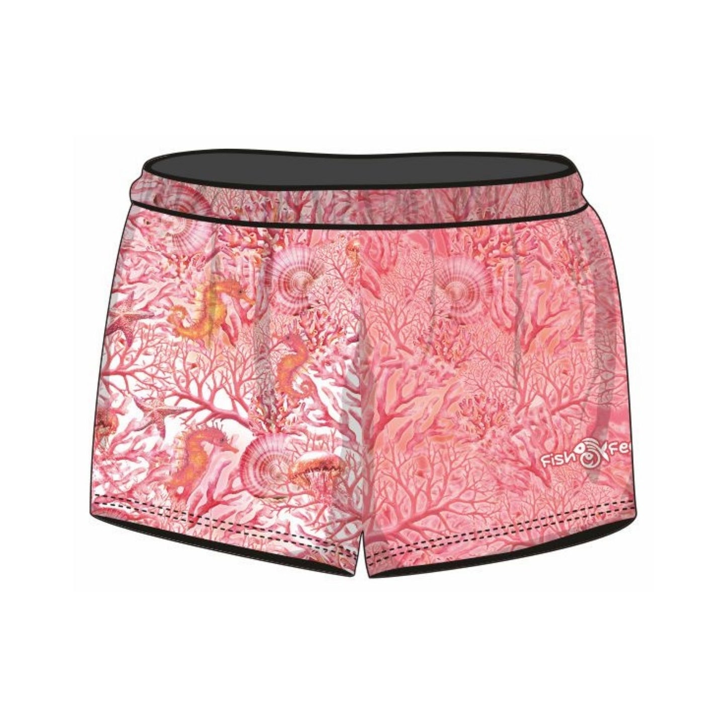 Coral Chic Fashion Footy Fishing Shorts