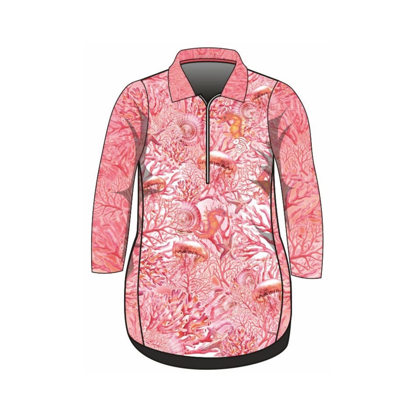 Coral Chic Fishing Dress – Long Sleeve