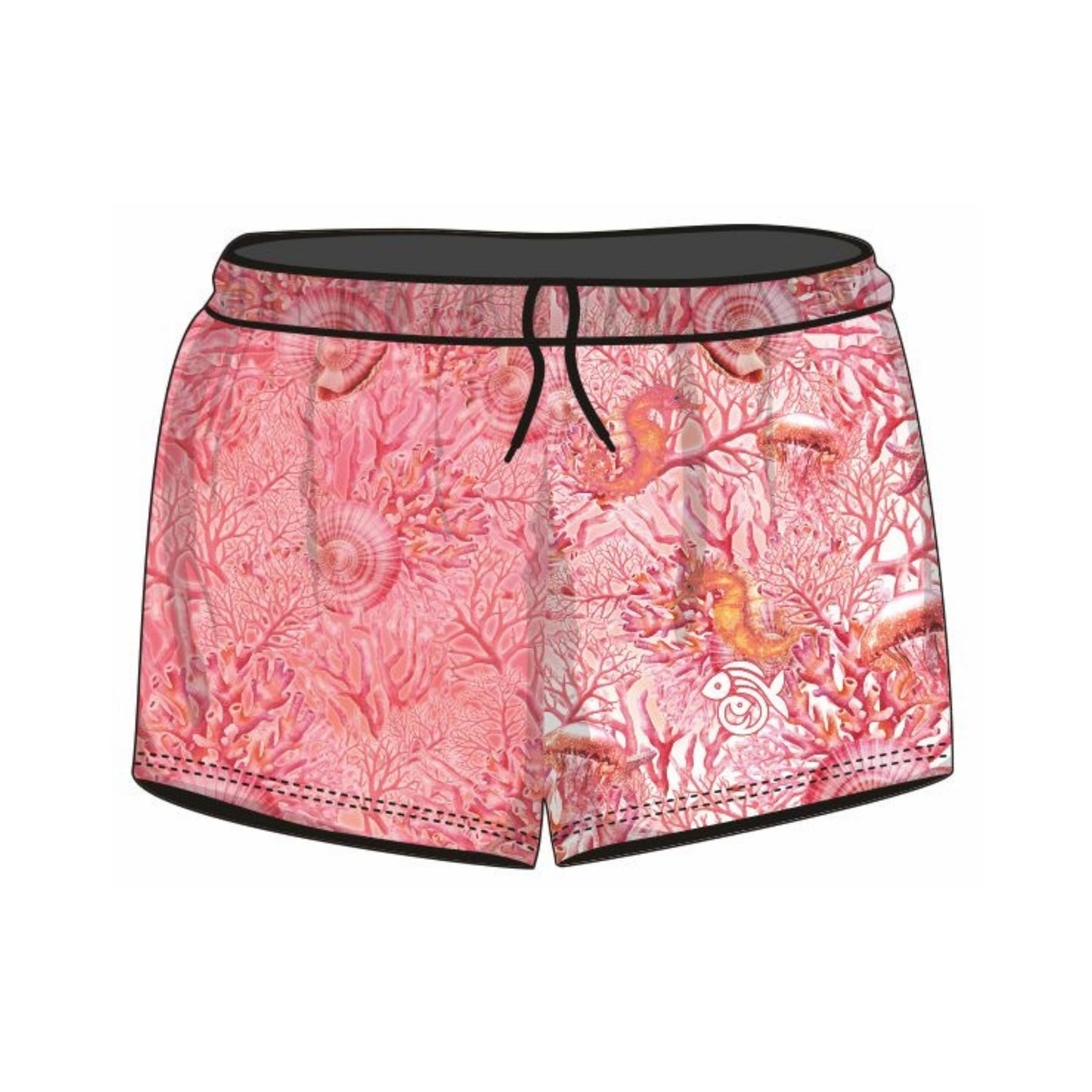 Coral Chic Fashion Footy Fishing Shorts