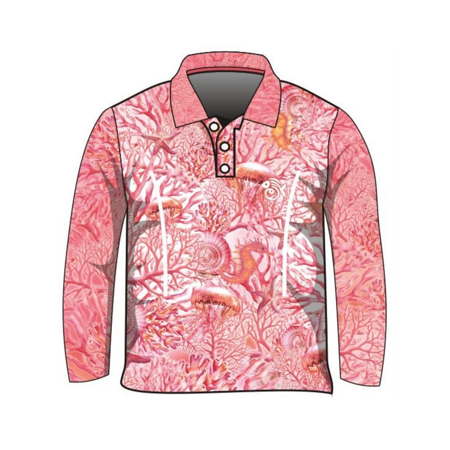 Coral Chic Fishing Shirt – Long Sleeve