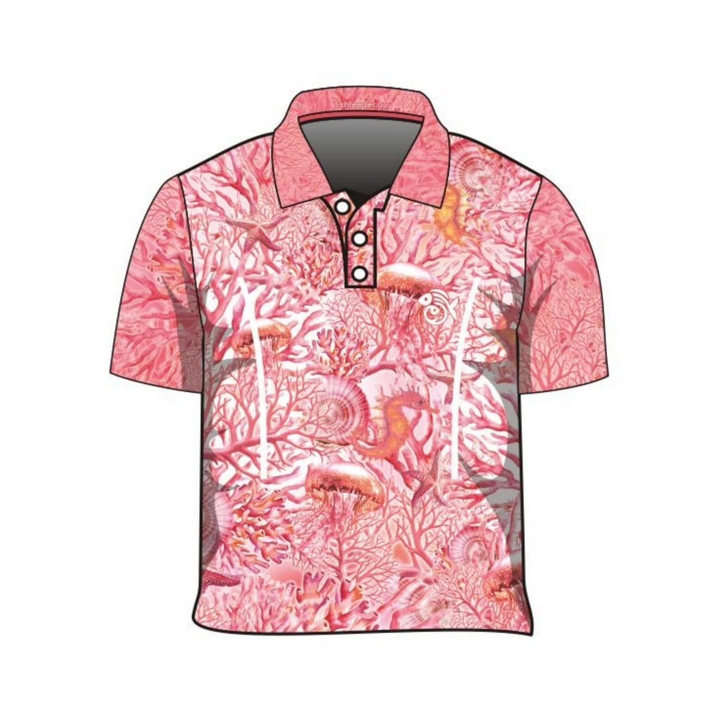 Coral Chic Fishing Shirt – Short Sleeve