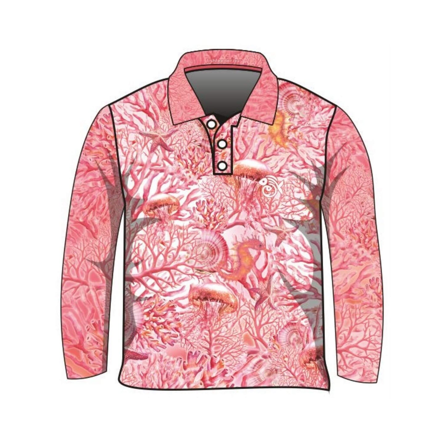 Coral Chic Fishing Shirt – Long Sleeve