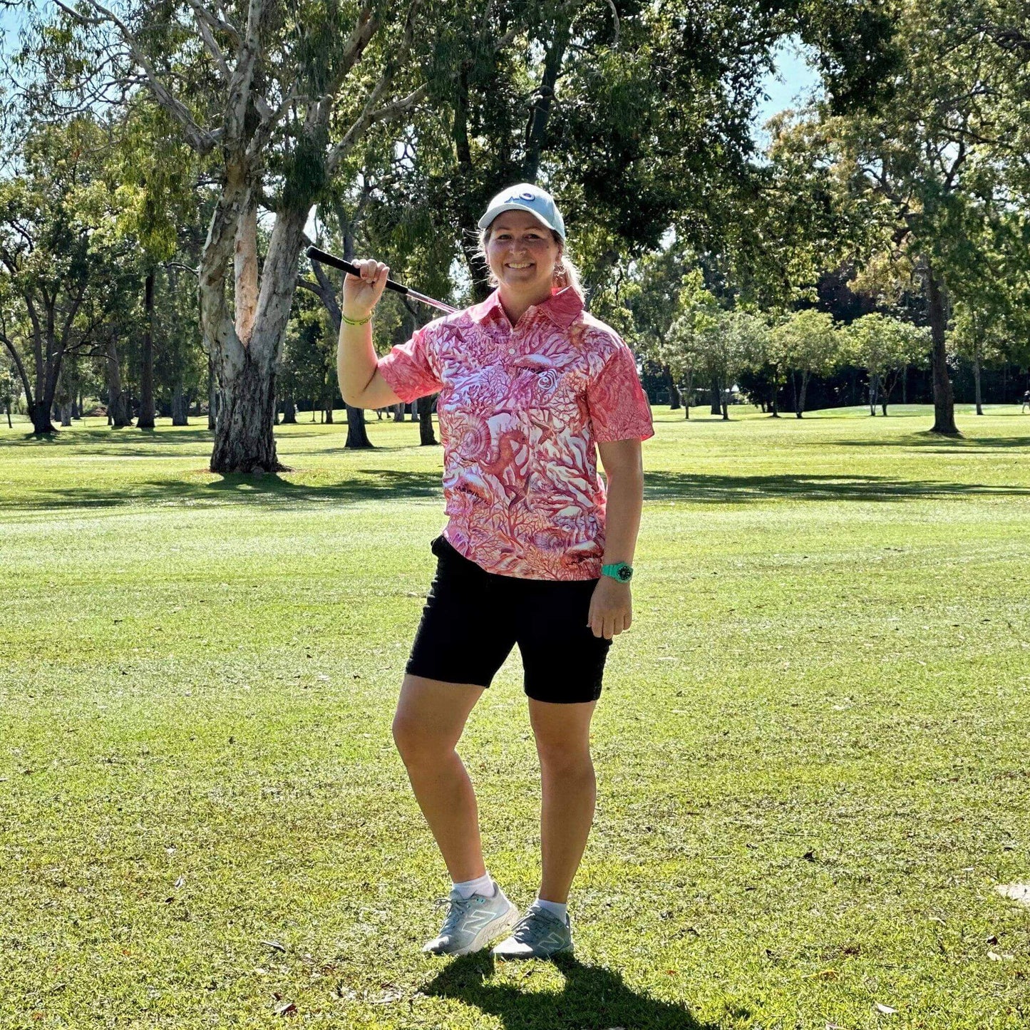 Coral Chic Fishing Shirt – Short Sleeve