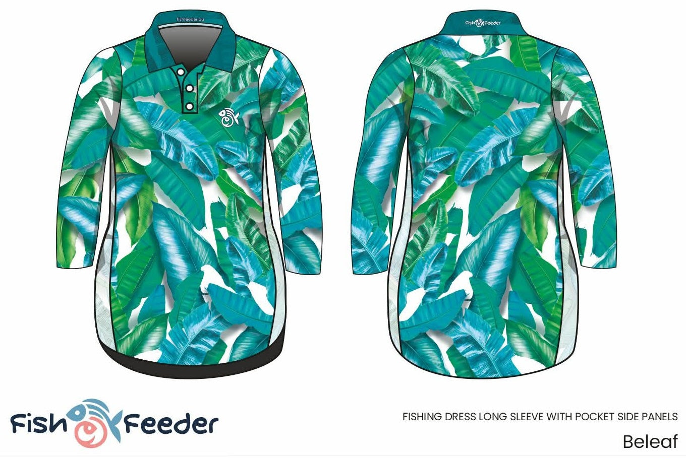 Girls Beleaf Fishing Dress - Long Sleeve