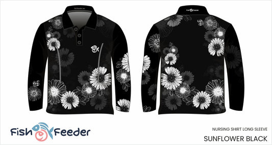 Sunflower Black Shirt - Long Sleeve