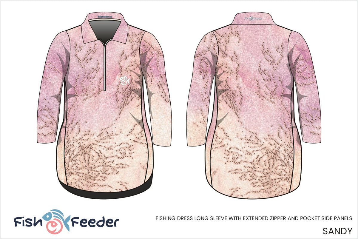 Sandy Fishing Dress - Long Sleeve