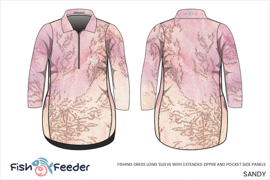 Sandy Fishing Dress - Long Sleeve