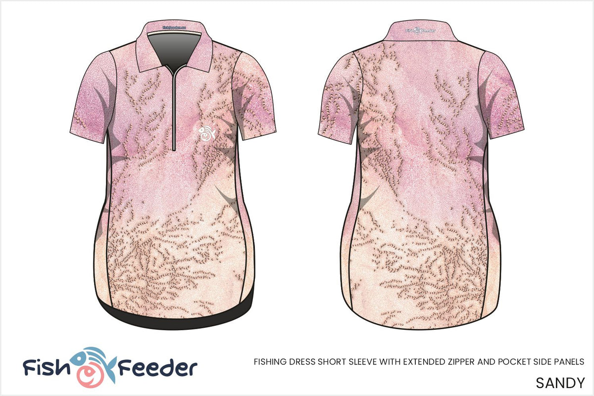 Sandy Fishing Dress - Short Sleeve