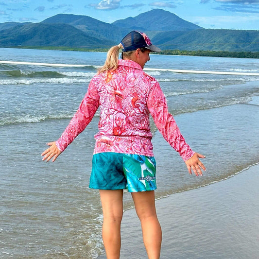 Coral Chic Fishing Shirt – Long Sleeve