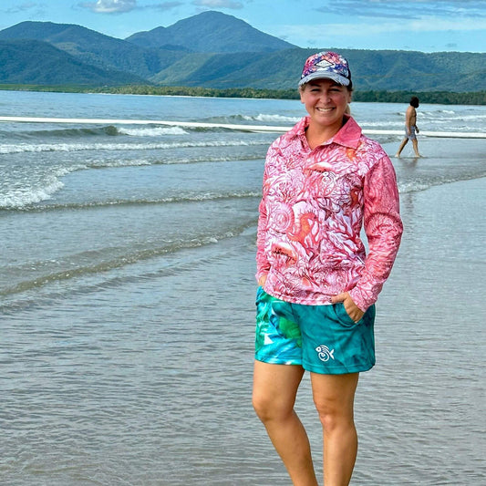 Coral Chic Fishing Shirt – Long Sleeve